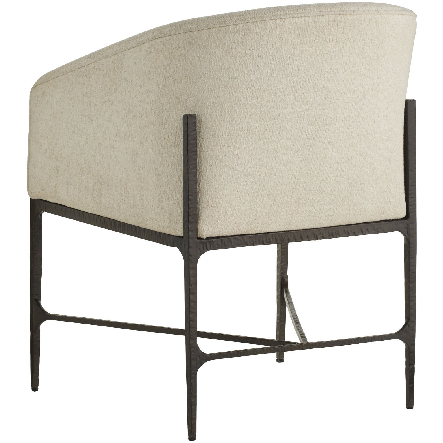 Osbourne Oxford White and Blackened Iron Dining Chair