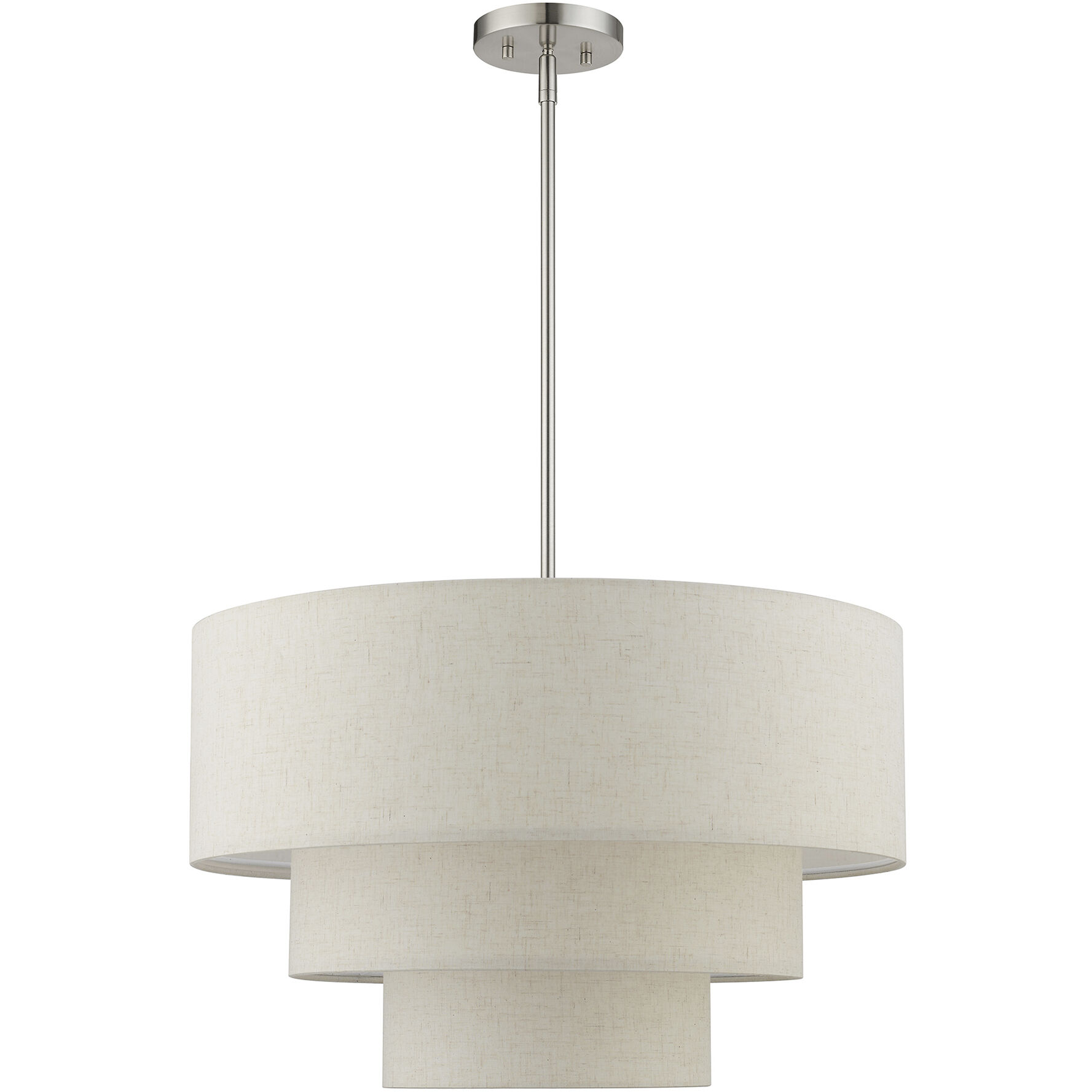 Gladstone 4 Light 23 inch Brushed Nickel Pendant Chandelier Ceiling Light