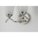 Vital 2 Light 15 inch Satin Nickel Bath Vanity Wall Light