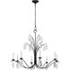 C&M by Chapman & Myers Shannon 8 Light 44.5 inch Aged Iron Chandelier Ceiling Light