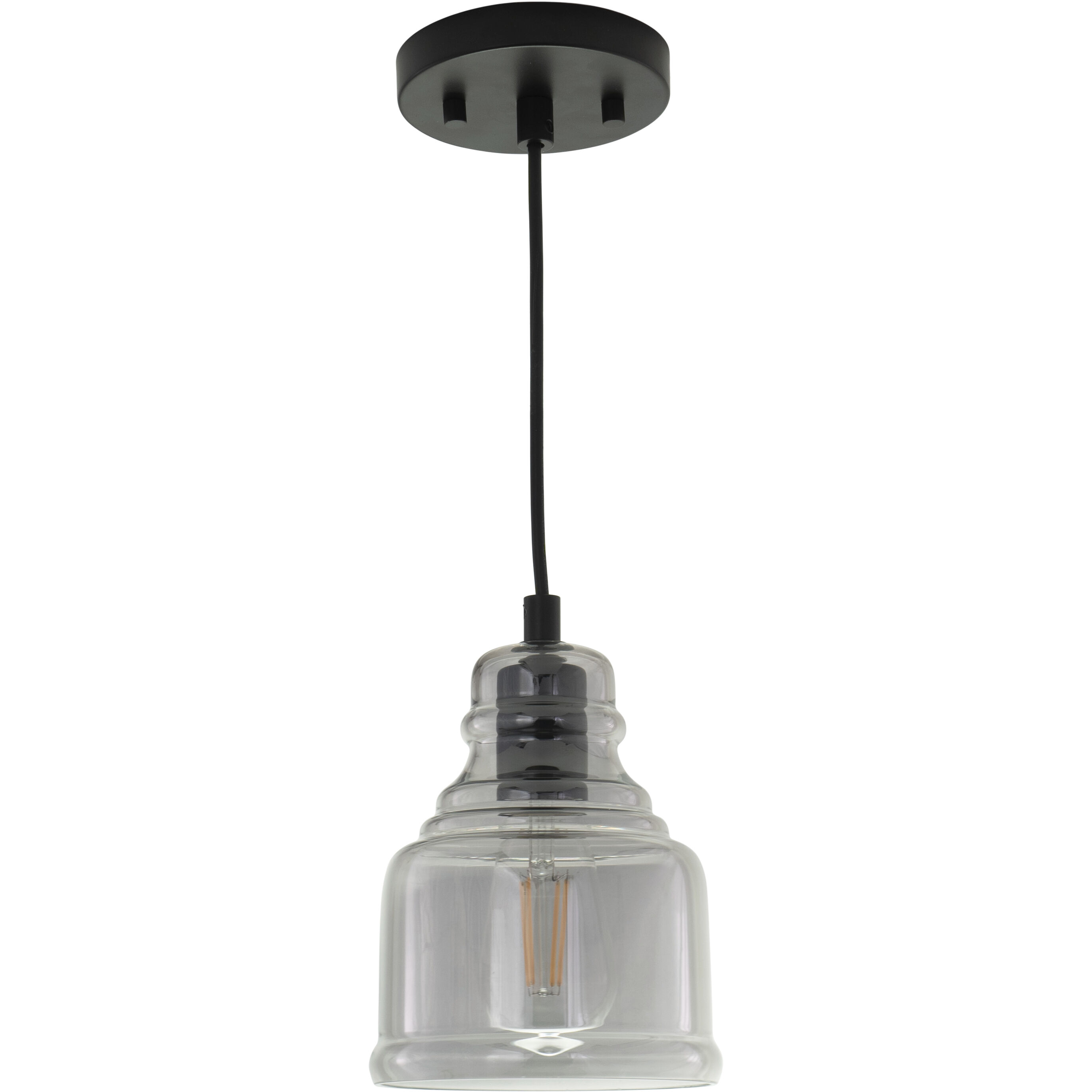 Millie LED 6 inch Matte Black Mini Pendant Ceiling Light