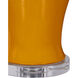Imperial 31 inch 150 watt Imperial Yellow/Clear/Natural Brass Table Lamp Portable Light