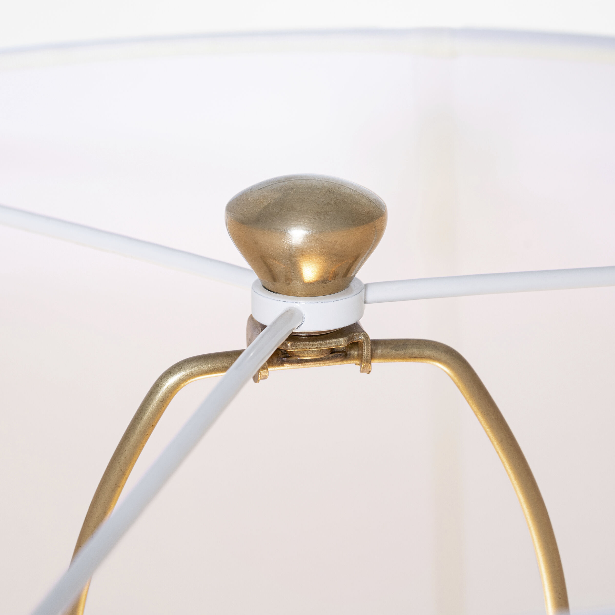 AERIN Idalia 28.25 inch 15.00 watt Glossy White Crackle Sculpted Table Lamp Portable Light