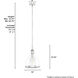 Van Nuys 1 Light 10 inch Brushed Nickel Pendant Ceiling Light