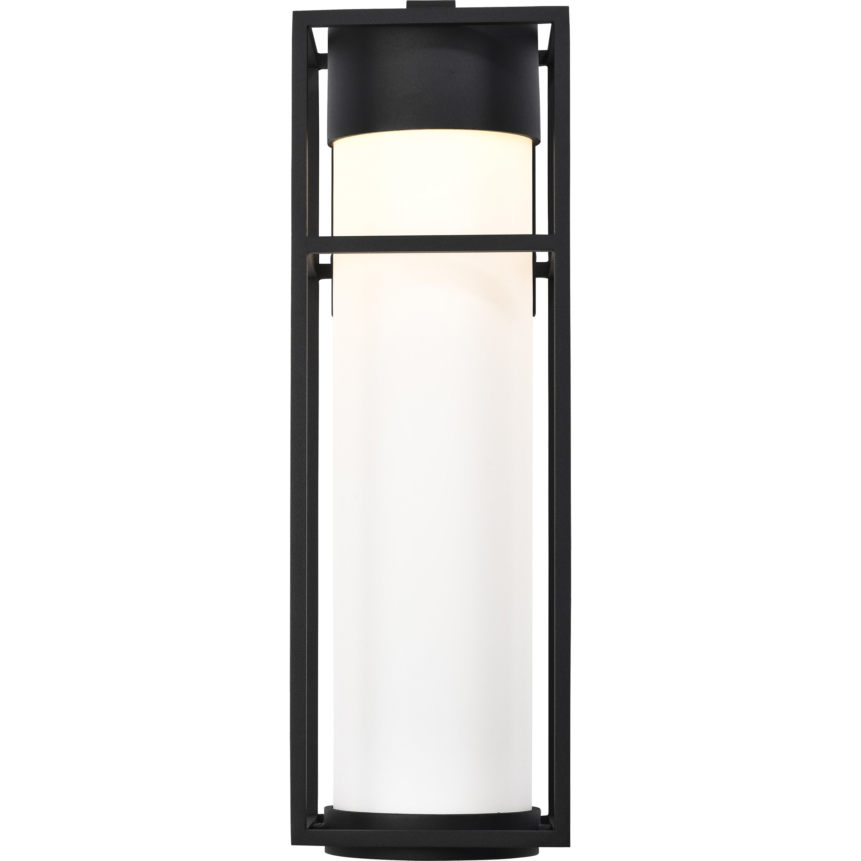 Ledges LED 23 inch Matte Black Outdoor Wall Sconce