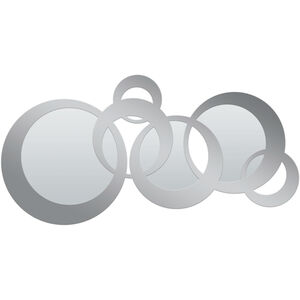 Dublin Circle 71 X 33 inch Champagne Silver Wall Mirror