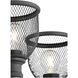 Omni 5 Light 26 inch Noir Chandelier Ceiling Light, Convertible