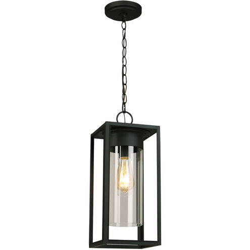 Walker Hill 1 Light 7 inch Matte Black Outdoor Pendant 