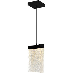Lava LED 6 inch Black Mini Pendant Ceiling Light