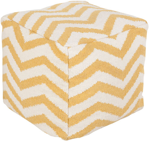 Frontier Saffron / Cream Pouf