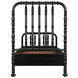 Bachelor Hand Rubbed Black Bed, Twin