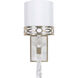Filligree 1 Light 1 inch White Wall Sconce Wall Light
