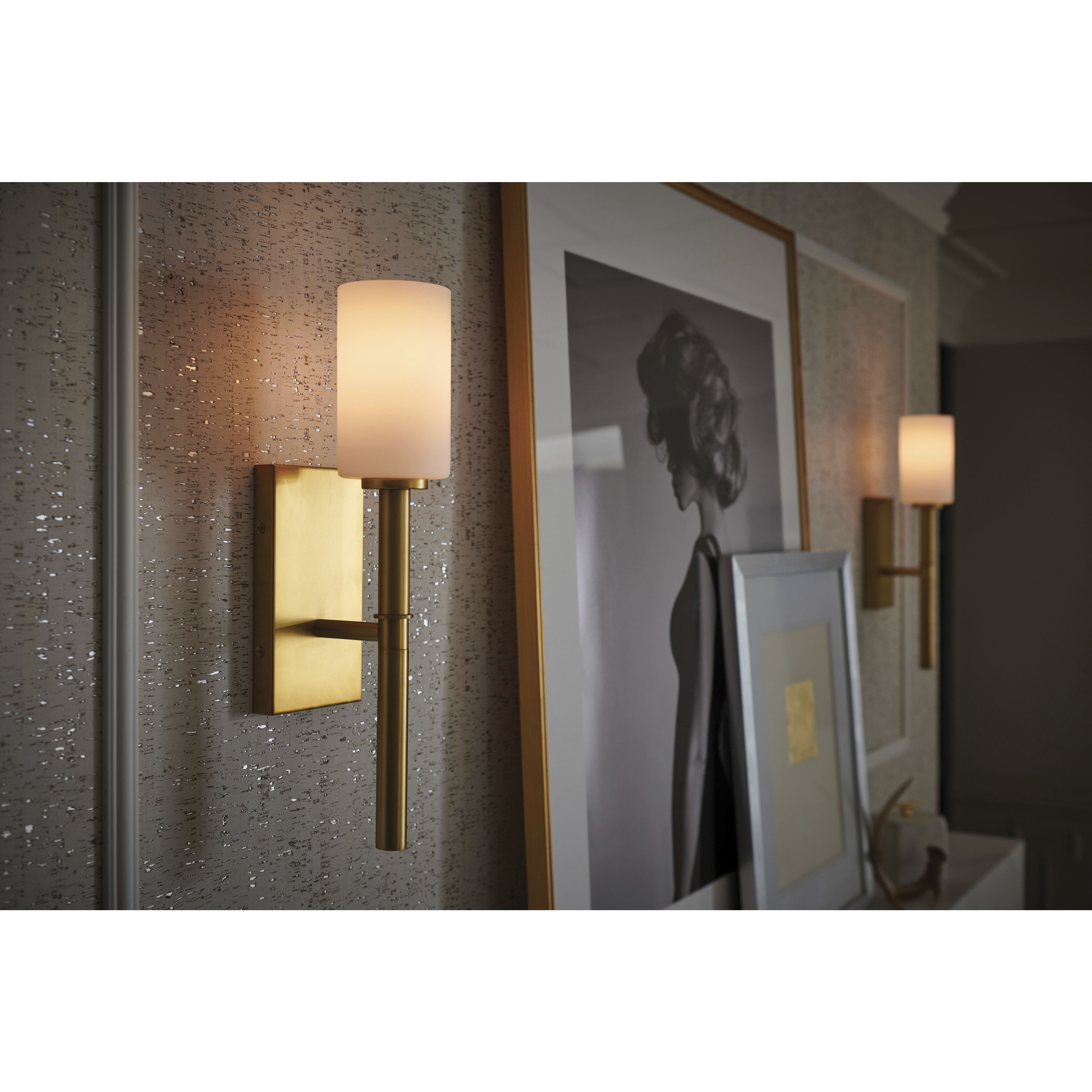 Margeaux 1 Light 4.5 inch Vintage Brass Indoor Wall Sconce Wall Light