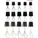 Tripod 66.25 inch 150.00 watt Matte Black Decorative Floor Lamp Portable Light in Black/Silver Jewel Tone, Decorative