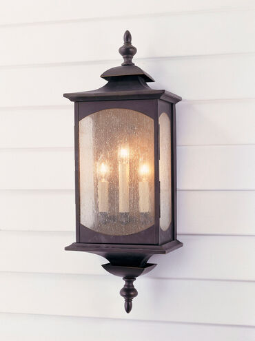 Blaz 3 Light 25 inch Oil Rubbed Bronze Outdoor Wall Sconce