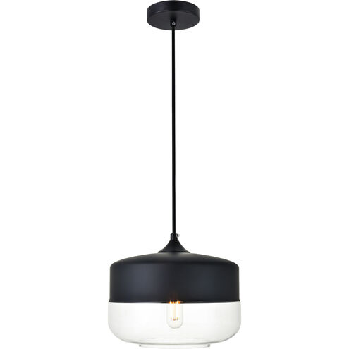 Lock Haven 1 Light 10 inch Black Pendant Ceiling Light