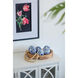 Aline Blue and White Decorative Accent