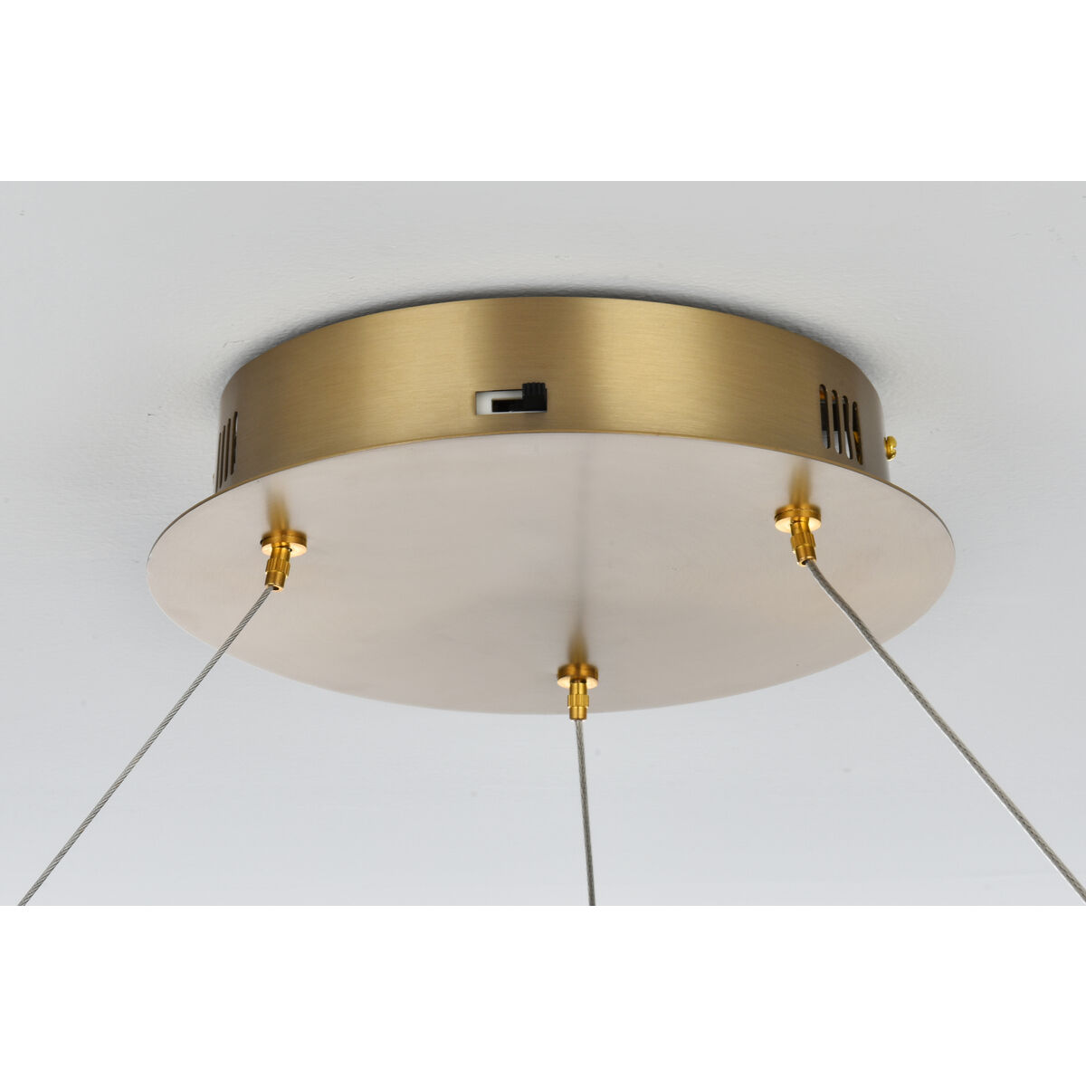 Rune 1 Light 32 inch Satin Gold Chandelier Ceiling Light