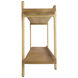 Two Tiers 36.2 X 20.5 X 9.8 inch Natural Shelf