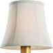 Visual Comfort Clip Champagne Silk Soft Empire 6 inch Empire Shade, 6in