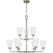 Kerrville 9 Light 29 inch Brushed Nickel Chandelier Ceiling Light