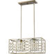 Brax 2 Light 10 inch Washed Gold Pendant Ceiling Light
