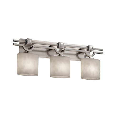 Clouds 3 Light 29 inch Brushed Nickel Bath/Bath Vanity Wall Light in Oval, Incandescent