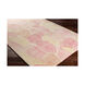 Melody 120 X 96 inch Neutral and Pink Area Rug, Wool