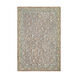 Bonifate 36 X 24 inch Medium Gray/Tan/Dark Brown/Teal Rugs, Rectangle