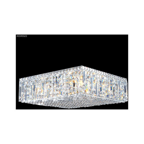 Contemporary 12 Light 20 inch Silver Flush Mount Ceiling Light