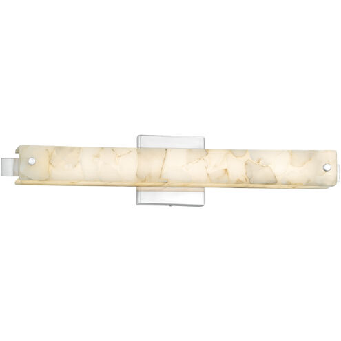 Alabaster Rocks 23 inch Matte Black Vanity Light Wall Light