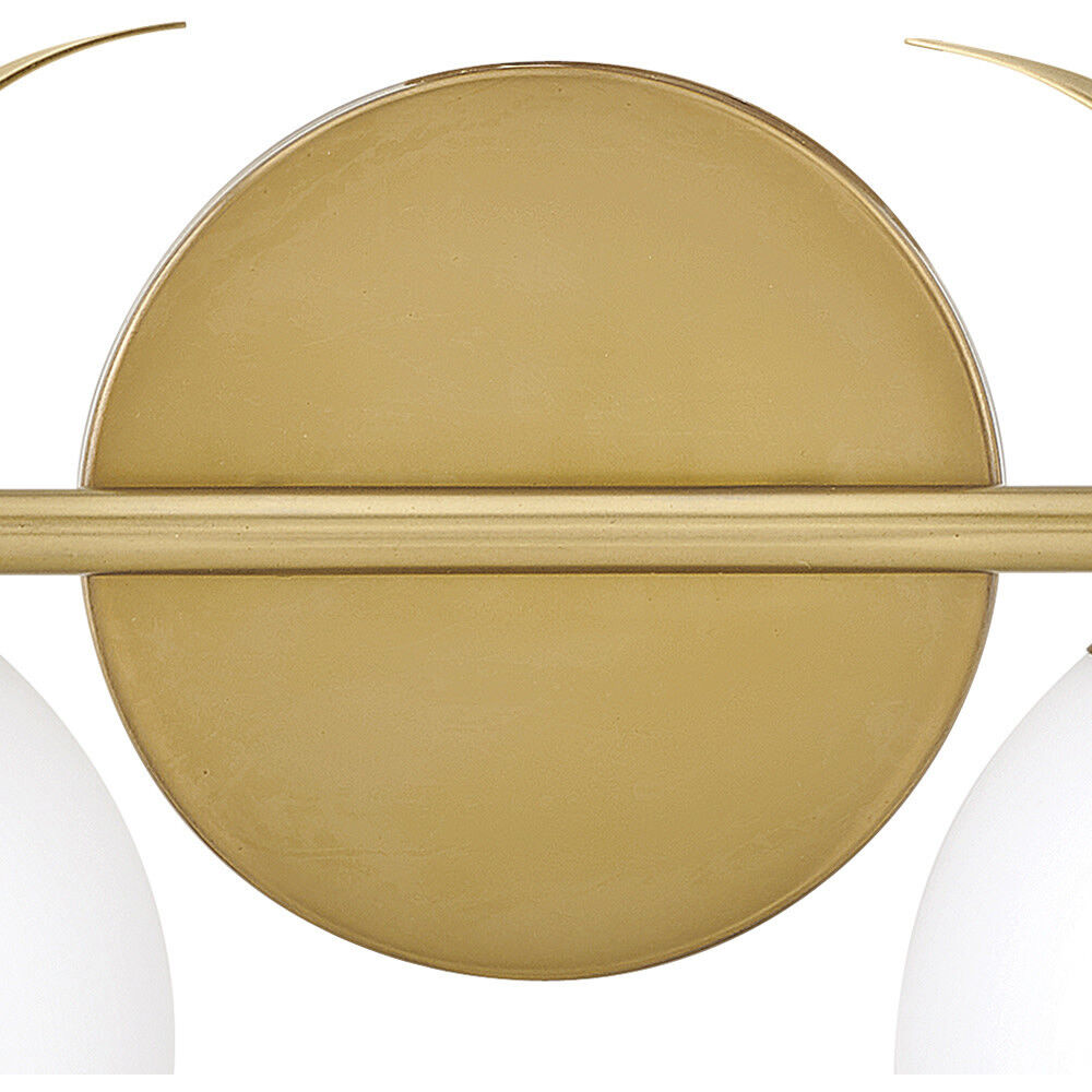 Palma 2 Light 14.75 inch Heritage Brass Vanity Light Wall Light