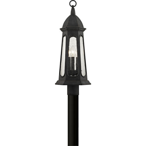 Astor 3 Light 22 inch Vintage Iron Post