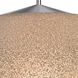 Keno 1 Light Satin Nickel Pendant Ceiling Light in Smoke Glass