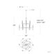 Signature Tempest 12 Light 36 inch Soft Silver/Black Chandelier Ceiling Light in Soft Gold/Black, Two Tier