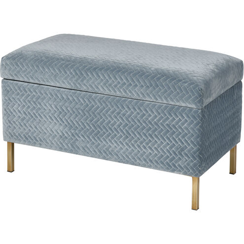 Shake Blue with Gold Bench