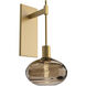Coppa 1 Light 8 inch Gilded Brass Indoor Sconce Wall Light in Coppa Bronze, Tempo