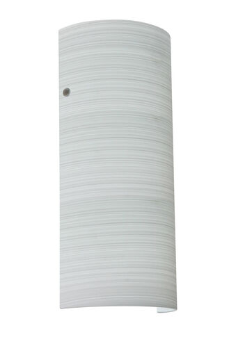 Torre 14 1 Light 6 inch Satin Nickel ADA Wall Sconce Wall Light in Incandescent, Chalk Glass