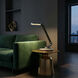 Tandy 17.5 inch 10 watt Metallic Grey Adjustable Table Lamp Portable Light