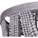 Solana 5 Light 18.5 inch Grey Chandelier Ceiling Light