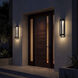 River Path LED 23 inch Textured Black Outdoor Wall, Large