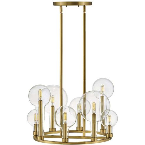 Alchemy LED 24 inch Lacquered Brass Indoor Chandelier Ceiling Light