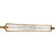 Emblem LED 38 inch Aged Brass Bath Vanity & Wall Light in 38in.