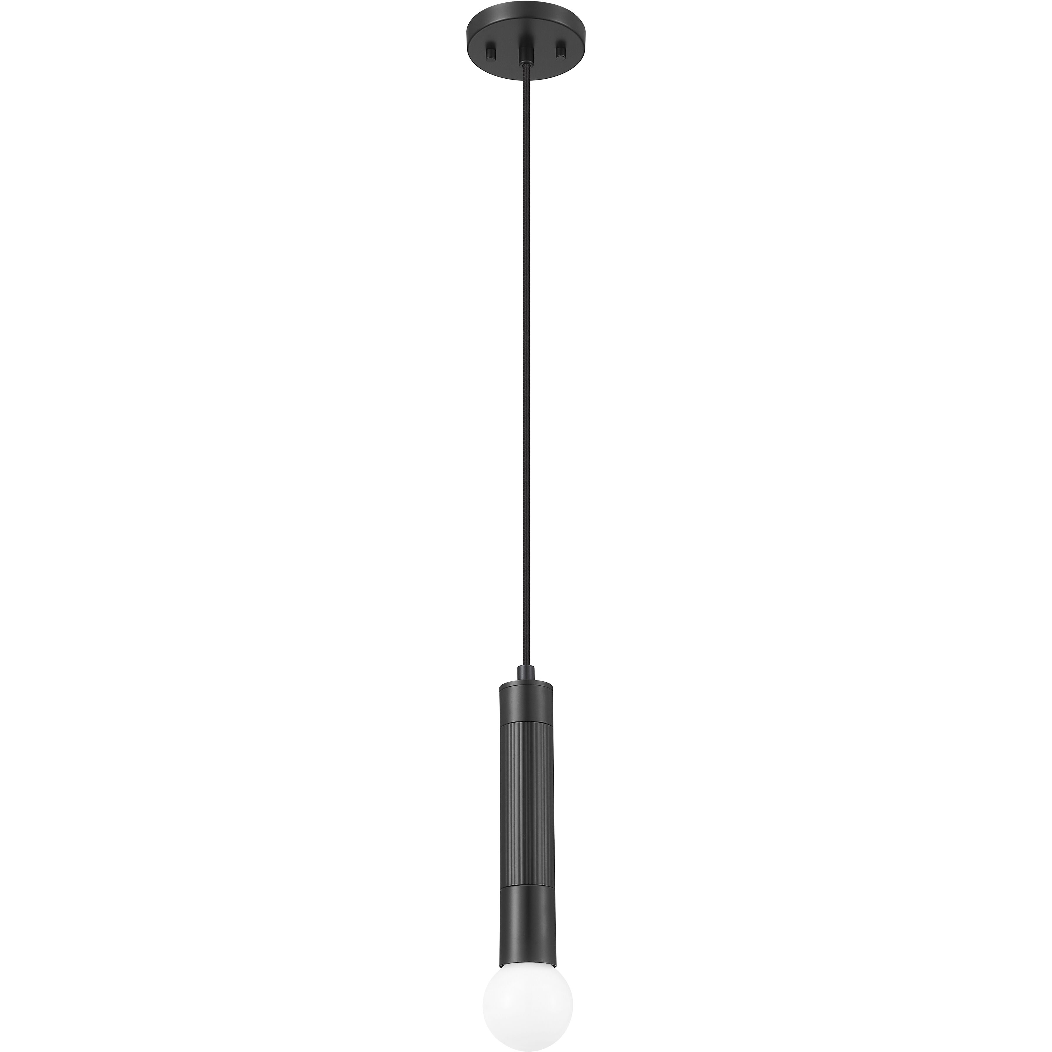 Stari 1 Light 4.75 inch Matte Black Pendant Ceiling Light