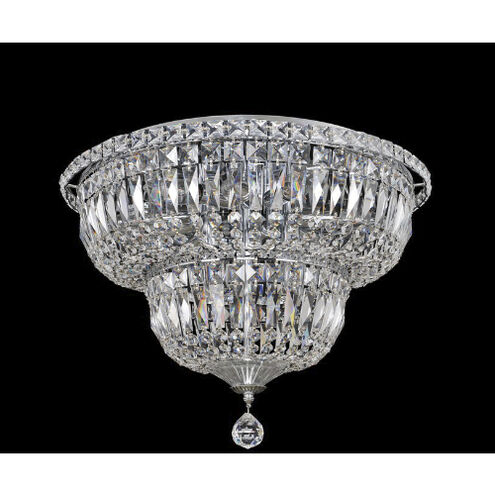 Betti 12 Light 18 inch Chrome Flush Mount Ceiling Light
