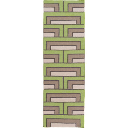 Paddington 36 X 24 inch Taupe, Grass Green, Camel, Charcoal Rug