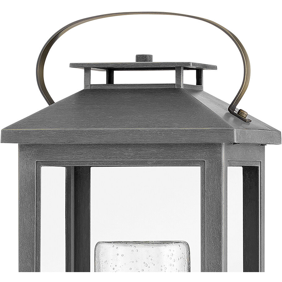 Coastal Elements Atwater LED 23 inch Ash Bronze Outdoor Post Mount Lantern, Low Voltage