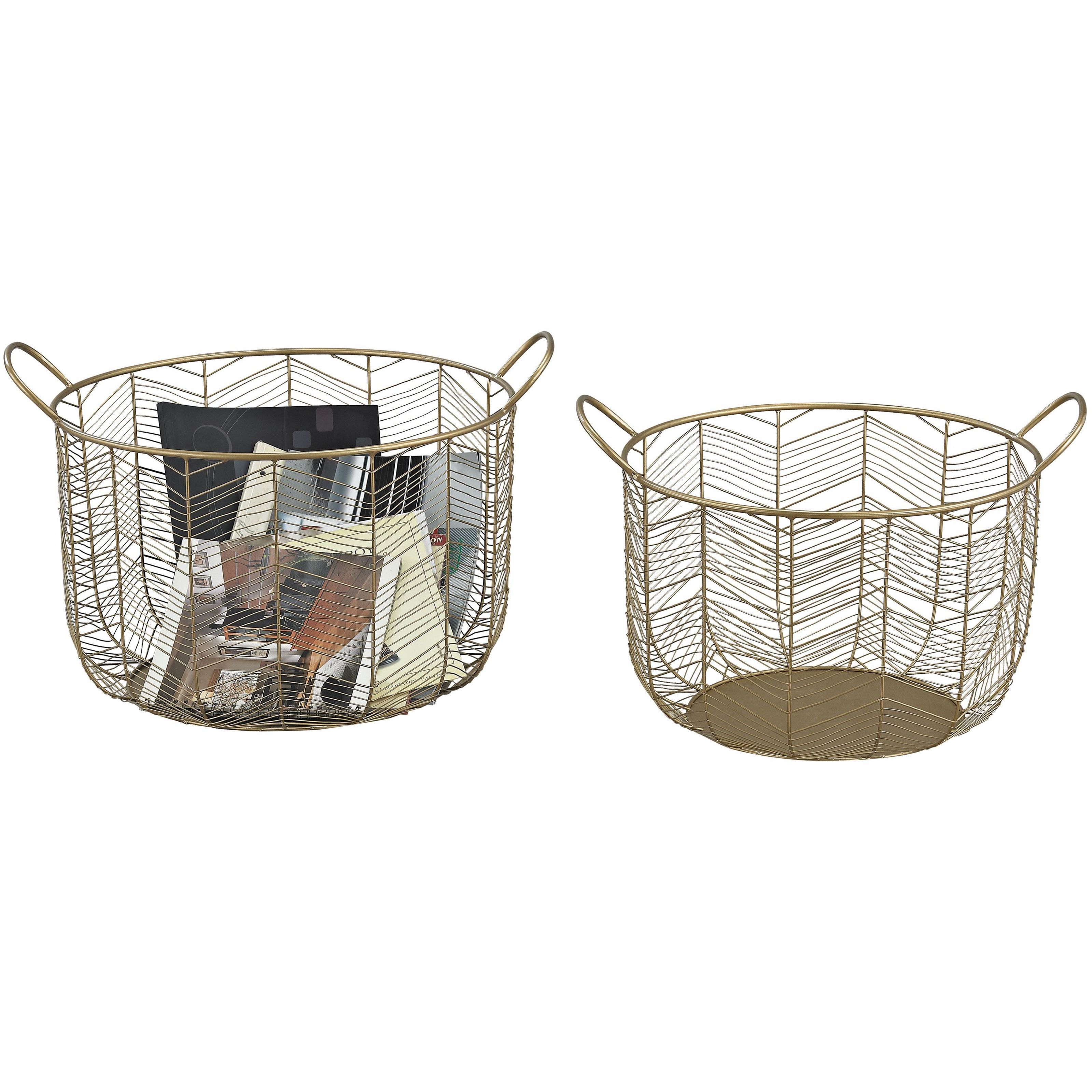 Tuckernuck 19 X 16 inch Basket, Set of 2