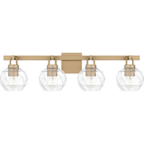 Celina 4 Light 32 inch Bronze Gold Bath Light Wall Light, Extra Large