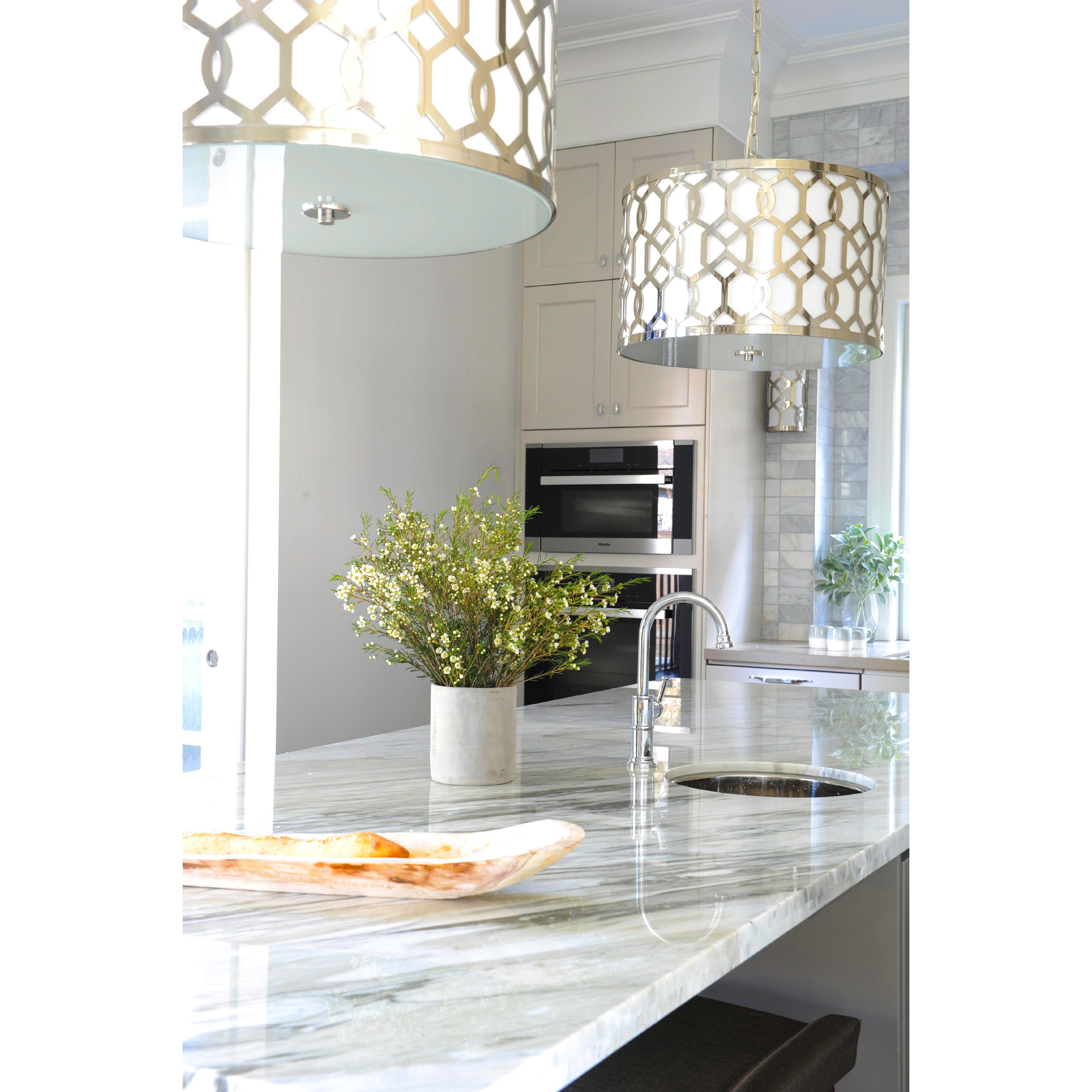 Jennings Pendant Ceiling Light in Polished Nickel